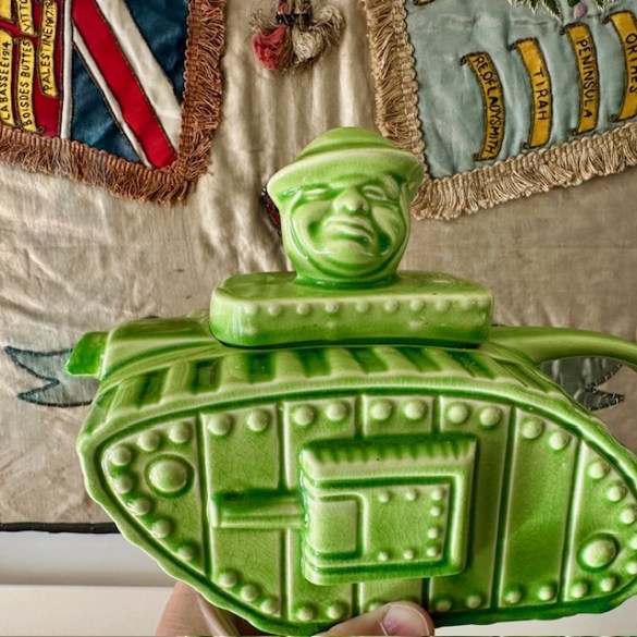 Churchill Tank Teapot 2
